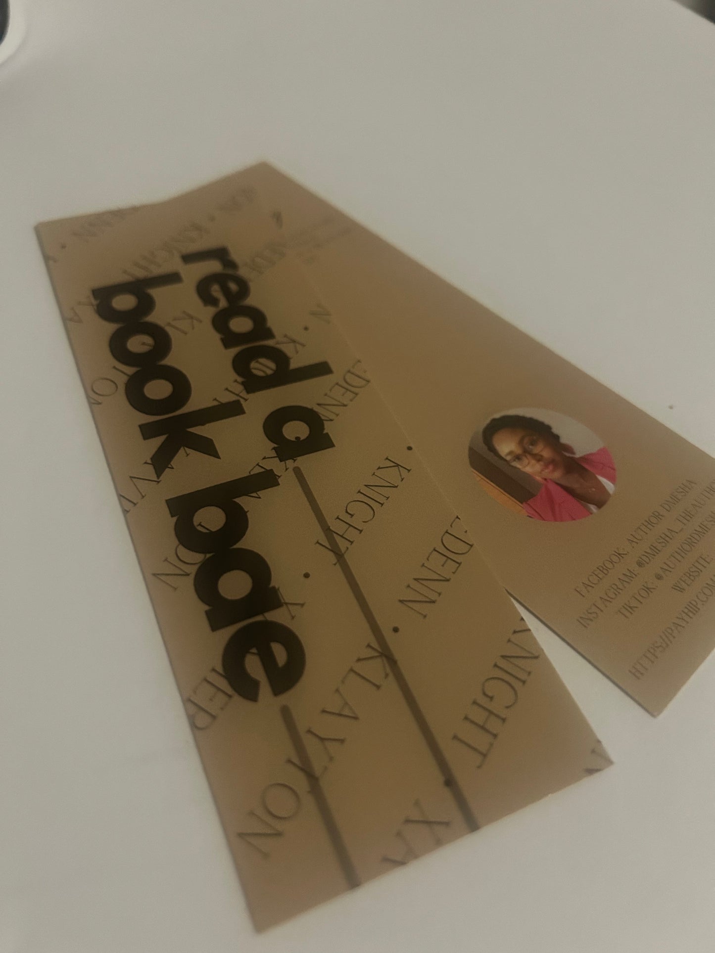 Custom Bookmarks and Thank You Cards