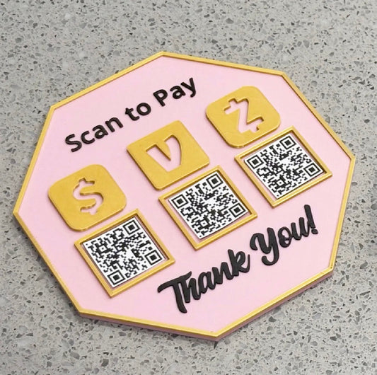 Scan To Pay Signs